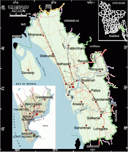 Map of Chittagong