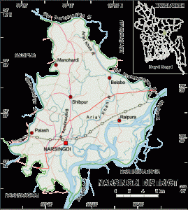 Map of Narsigdi
