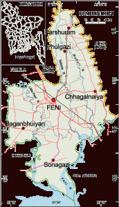 Map of Feni