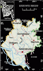 Map of Nawabganj